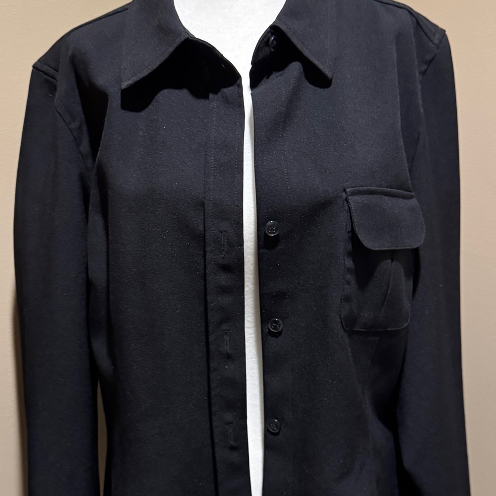 Black Button-Up Shirt